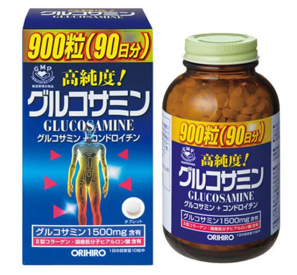 ORIHIRO 日本製 高純度 葡萄糖胺錠 軟骨素